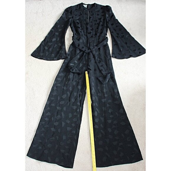 Co. Los Angeles - Wide Leg Jacquard Jumpsuit - Worn by Lisa Kudrow - XS Oversize - Picture 11 of 15